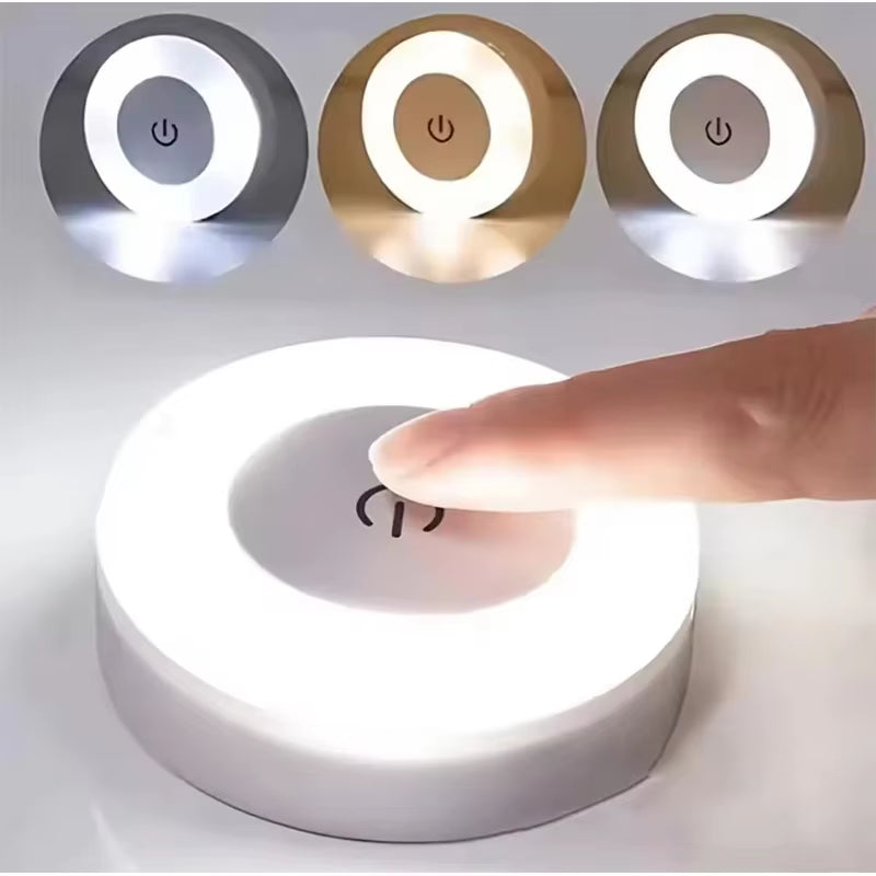 LED Touch Baby Night Light USB Wireless Rechargeable Dimmable Portable Mini Nursery Lamp Bedside