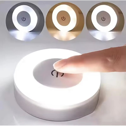 LED Touch Baby Night Light USB Wireless Rechargeable Dimmable Portable Mini Nursery Lamp Bedside